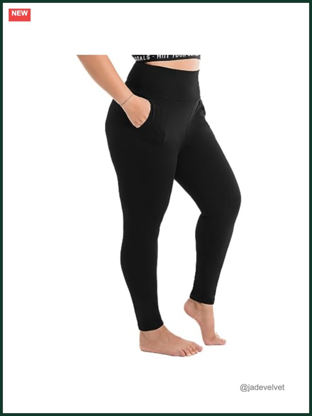 Plus Size High Waist Leggings with Pockets for Women